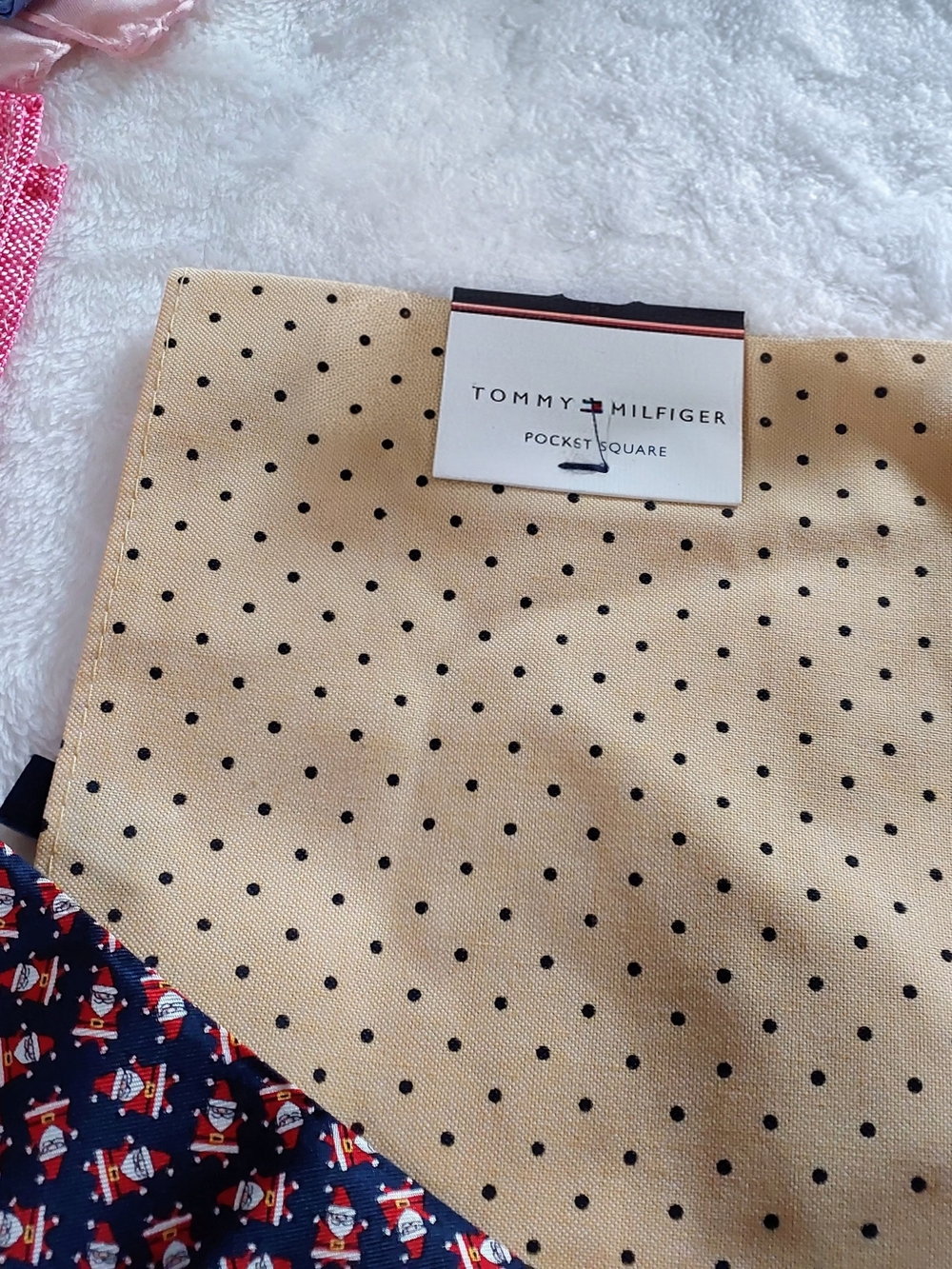 Tommy Hilfiger & Craft Room Pocket Squares - 10 Patterned & Solid - Picture 2 of 12